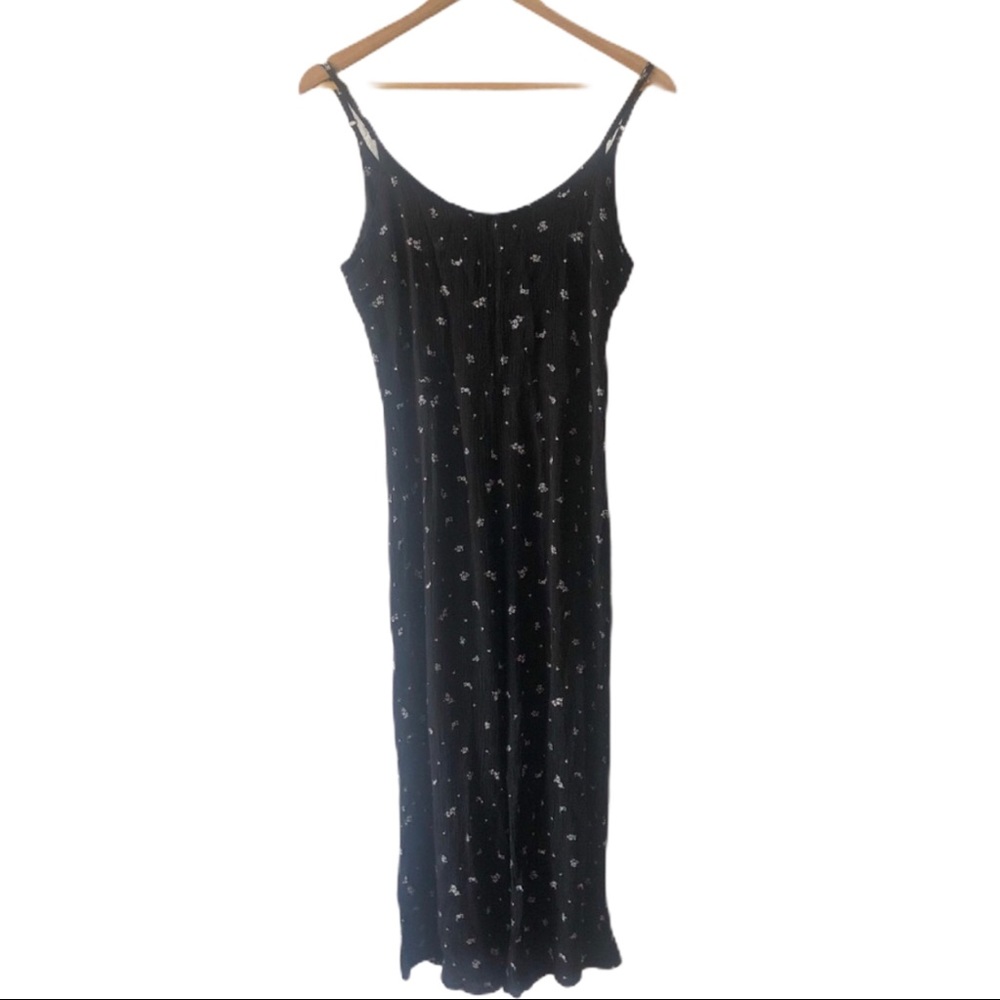 Pacsun floral Cross Back Spaghetti Strap Jumpsuit